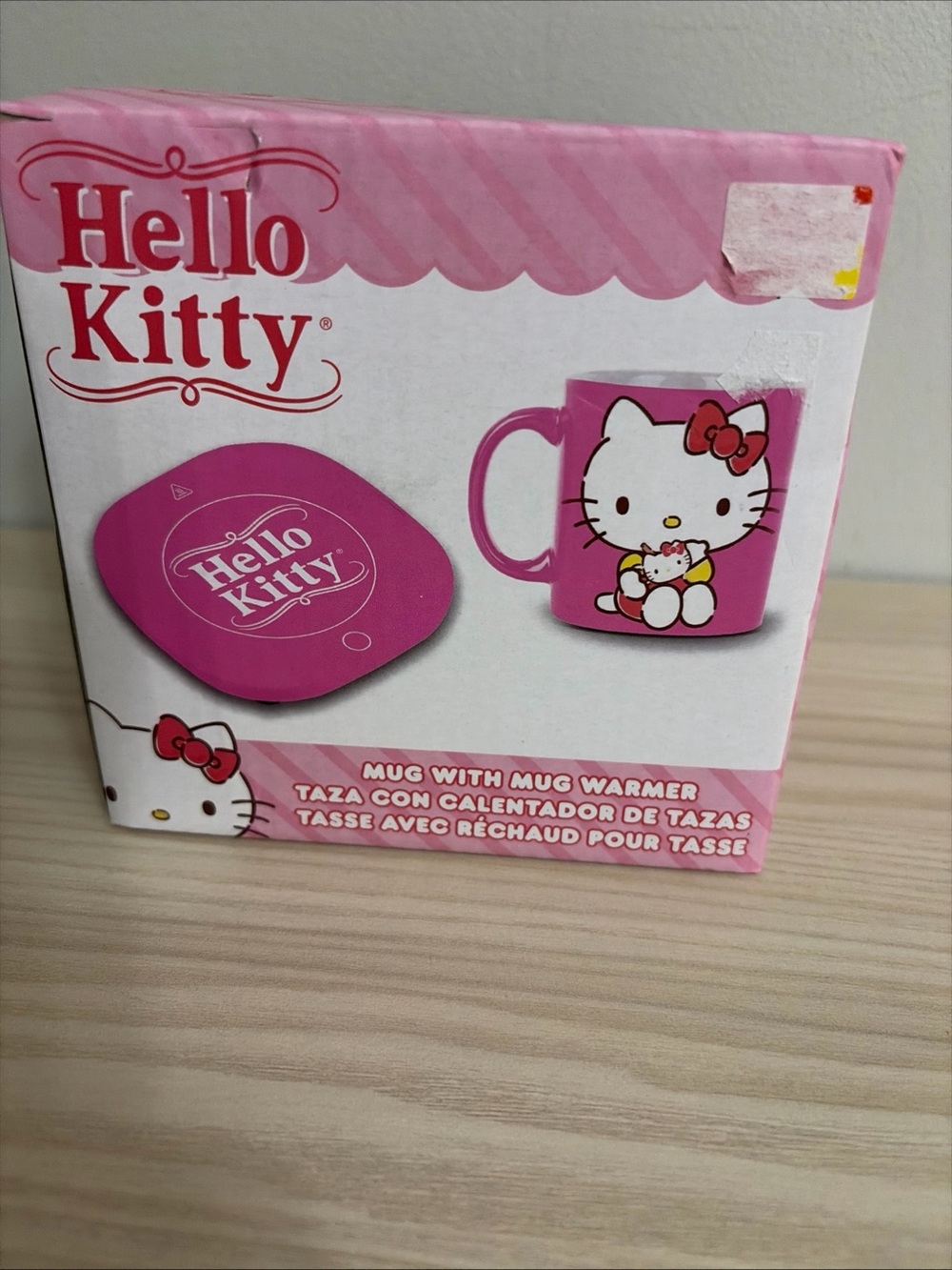 Hello Kitty New! Pink Mug with Mug Warmer